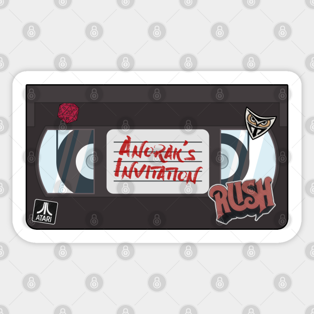 Anorak's Invitation Ready Player One Sticker TeePublic